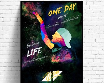 Avicii Print Etsy Avicii Print Etsy
