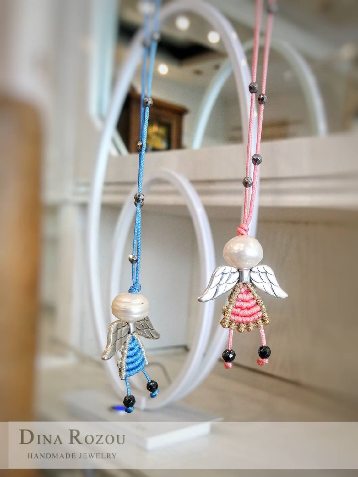 Little Angels Charm Necklace baby Shower Gift Good Luck Etsy