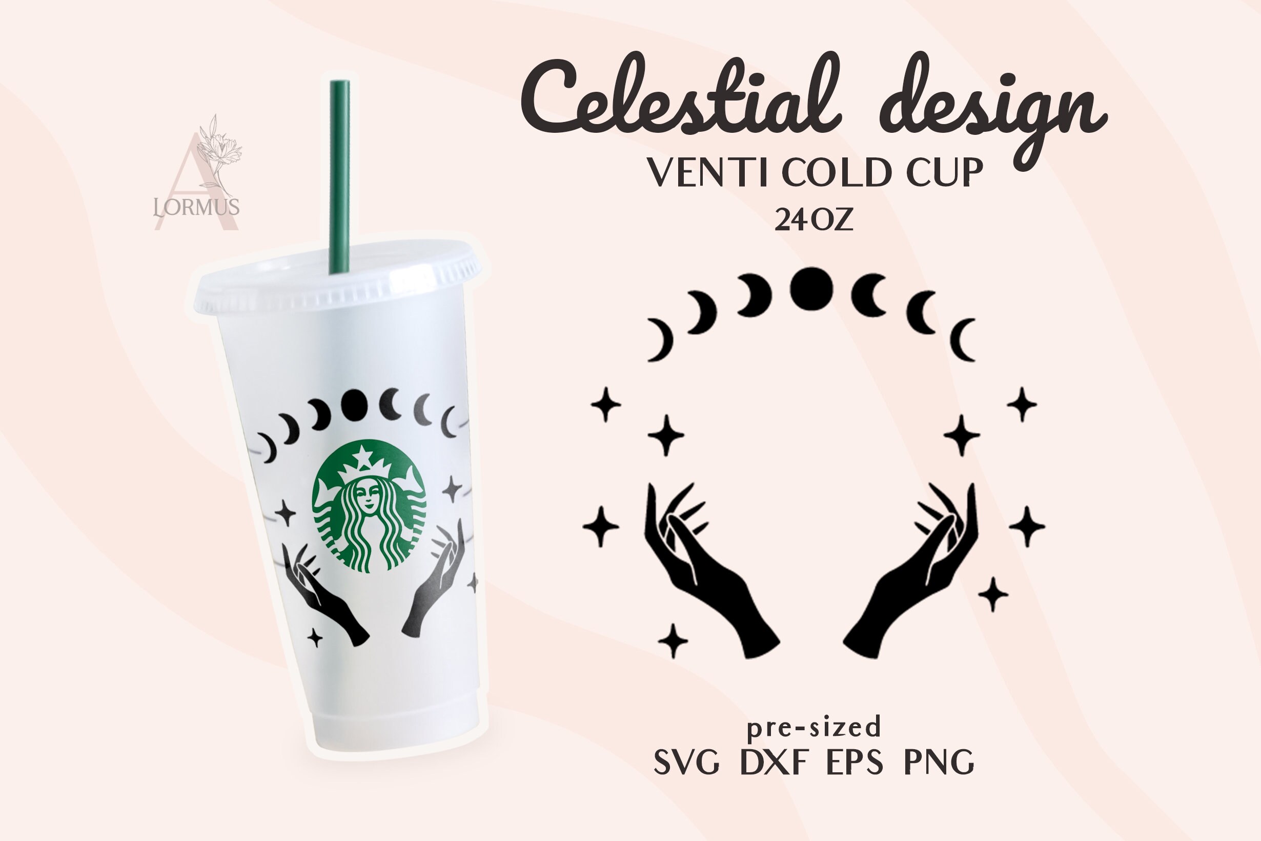 Starbucks Full Wrap svg Botanical Line Drawing SVG Starbucks svg Bloom Where You Are SVG Botanical Florals SVG