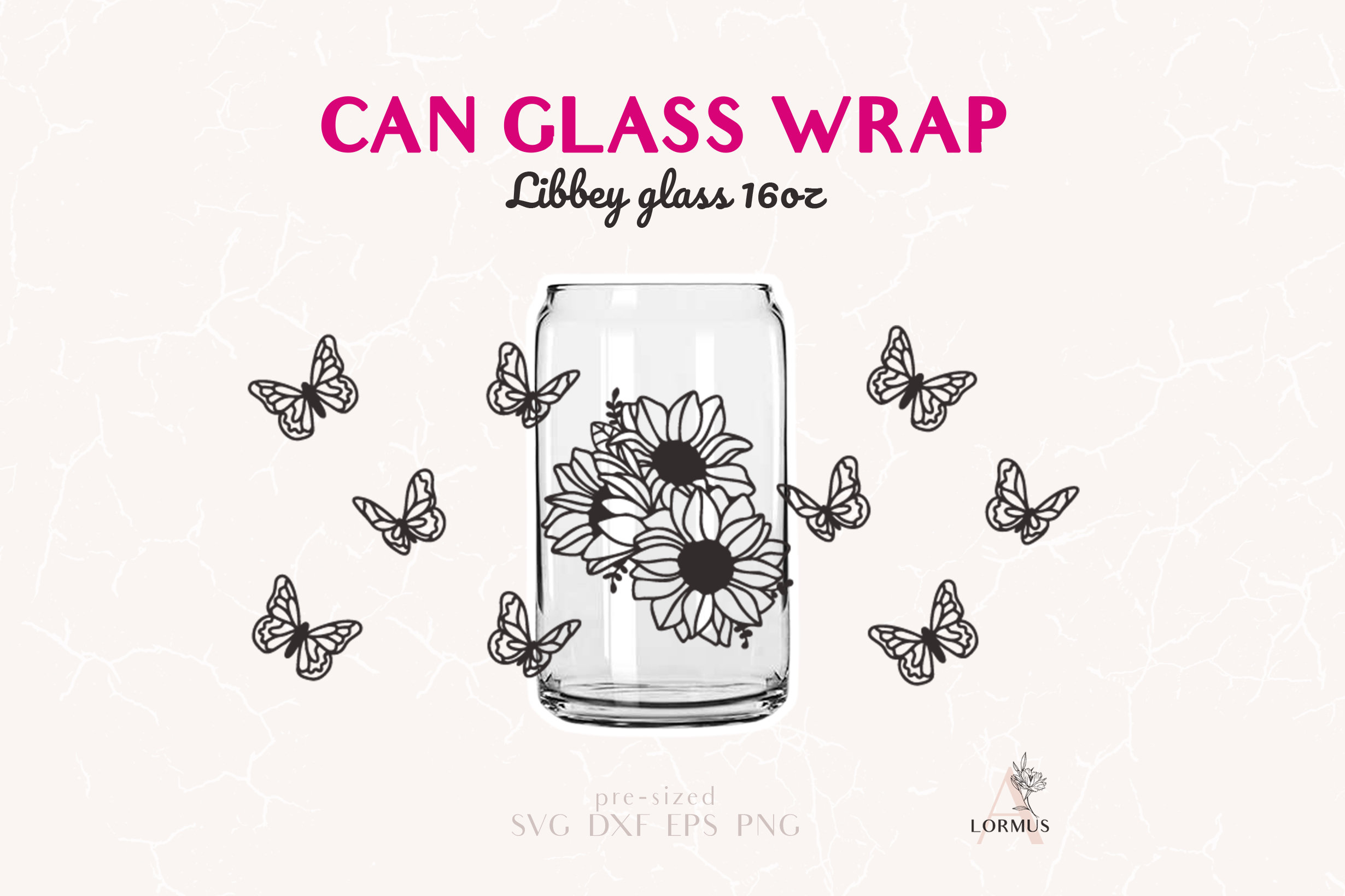 Libbey glass svg Beer can glass svg Boho Can glass svg | Etsy
