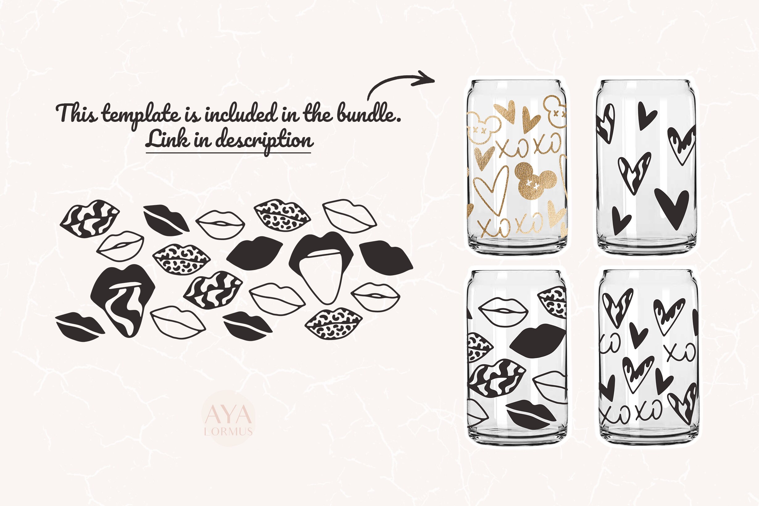 Libbey Glass Svg Beer Can Glass Svg Valentines Can Glass Etsy