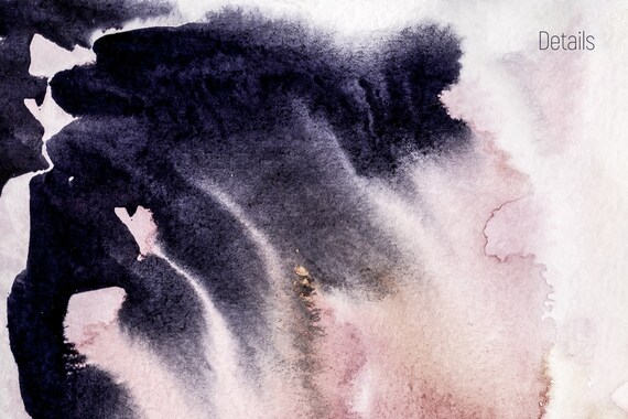 Mystical Watercolor Abstract Watercolor Backgrounds Etsy