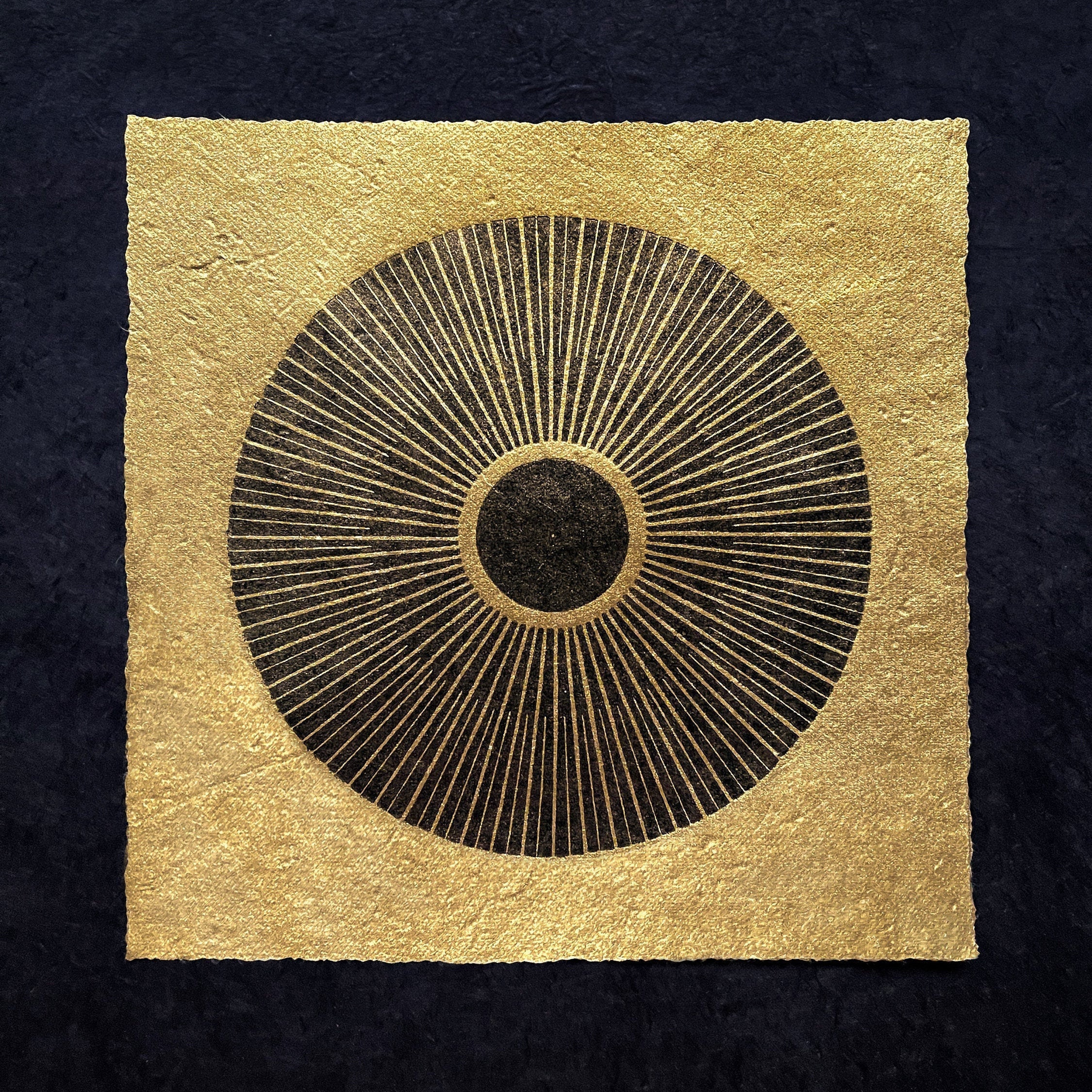 Black Wood Frame Gold Trim for sale Only 2 left at 60