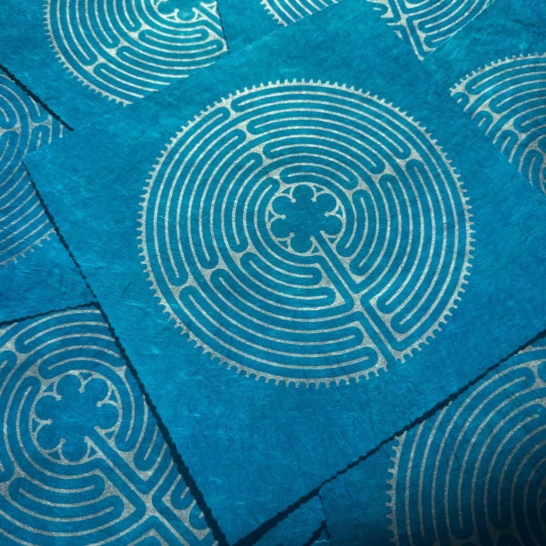 LABYRINTH of CHARTRES of Notre-dame Cathedral – 22 X 22 Cm – Antique ...