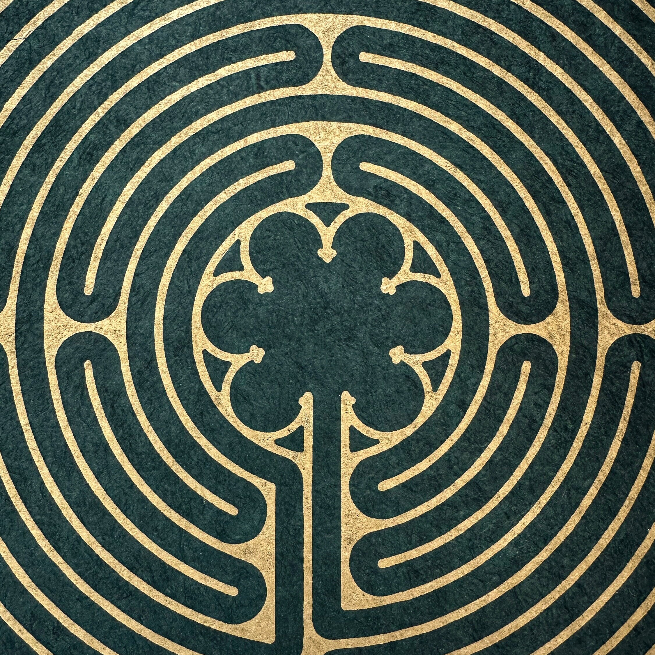LABYRINTH of CHARTRES of Notre-dame Cathedral – 40 X 40 Cm – Antique ...
