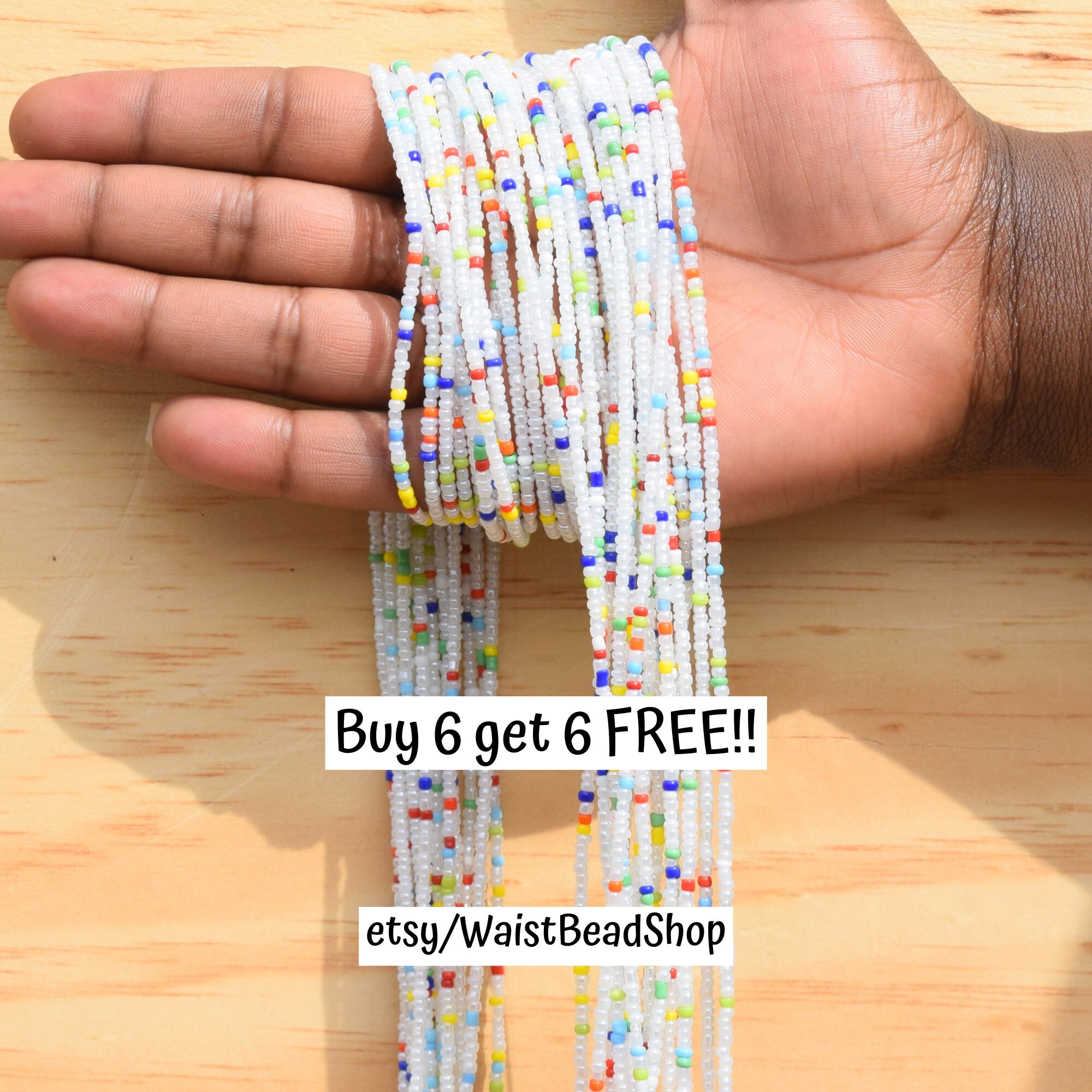 ON SALE Waist Beads for weight loss Plus size waist beads Etsy