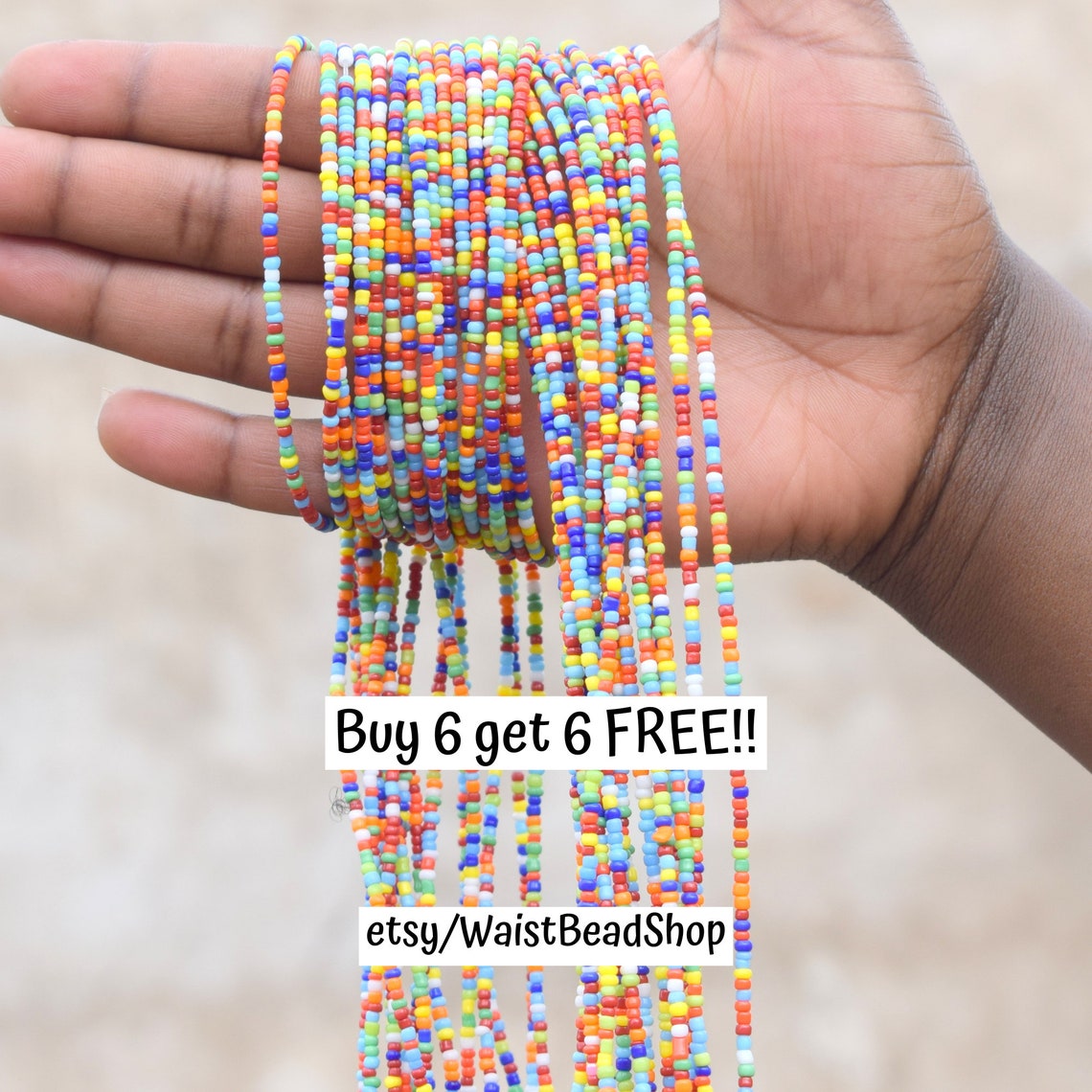 ON SALE Waist Beads for Weight loss Stomach Beads African | Etsy