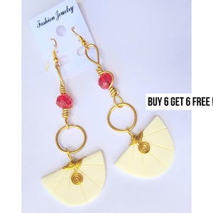 897 Boho Earrings, Gold Earrings Set, Dangle Drop Earrings, Gift, Gift for Her, Earrings For Women, African Earrings, African Jewelry