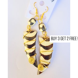 826 Boho Earrings, Brass Earrings Set, Earrings For Women, African Earrings, African Jewelry, Dangle Drop Earrings, Gift, Gifts for Her