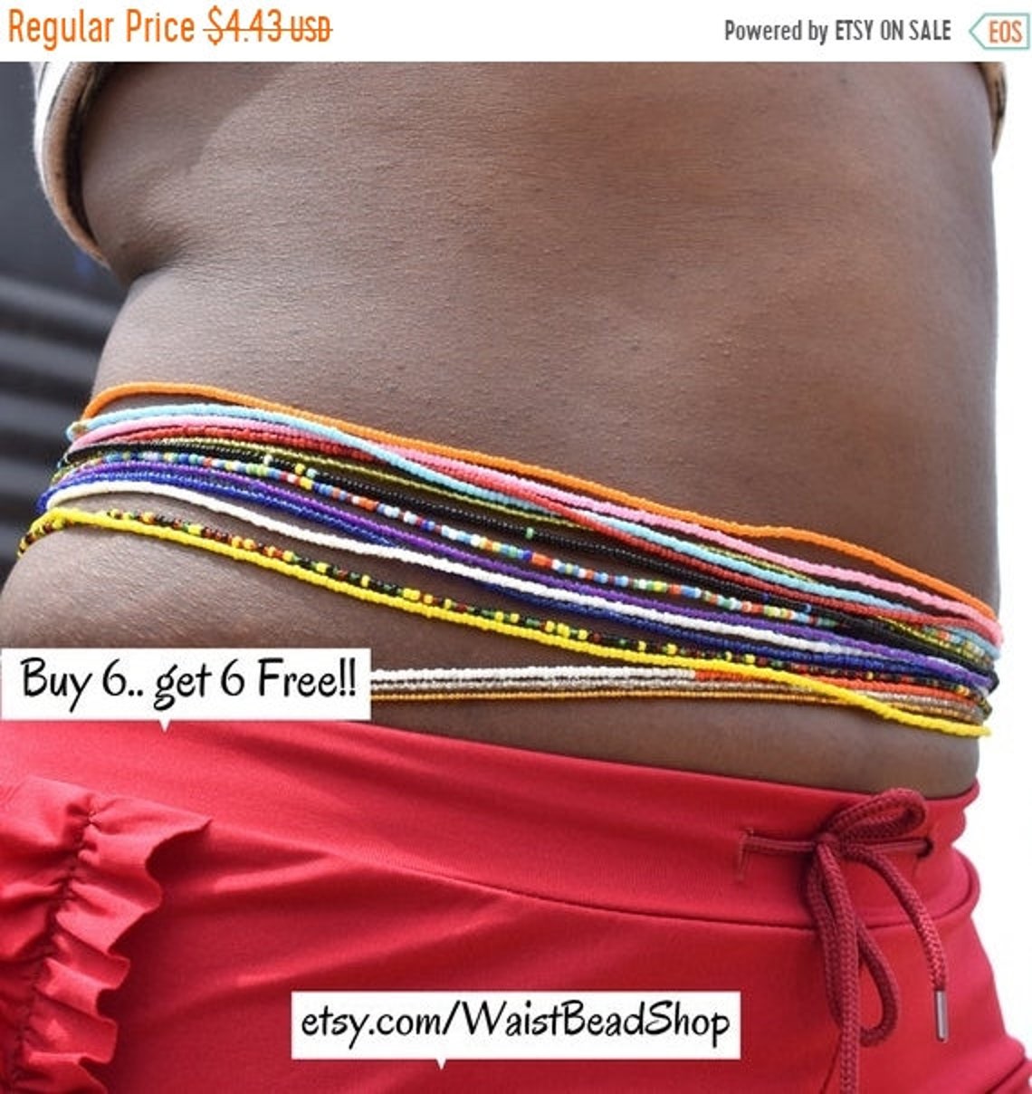 ON SALE Waist Beads for weight loss Waist Bead Set Stomach Etsy