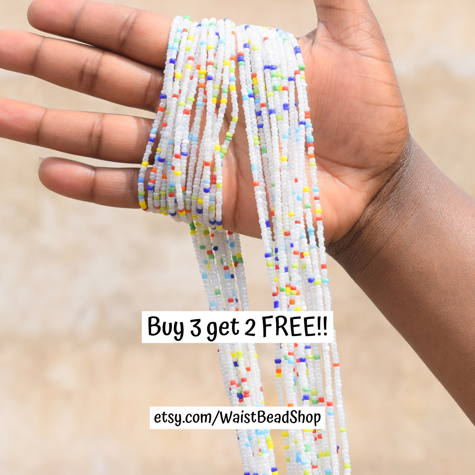 ON SALE Waist Beads for Weight Loss Plus Size Waist Beads Etsy