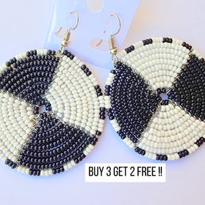 823 Boho Earrings, Earrings Set, Gift, Bead Earrings, Earrings for Women, African Earrings, African Jewelry, Gifts For Her, Grandma Gift