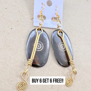 686 Bone Earrings Real, Earrings for Women, Earrings Set, Wholesale Earrings, Bulk Earrings, Brass Earrings, Grandma Gift, Ethnic Earrings.