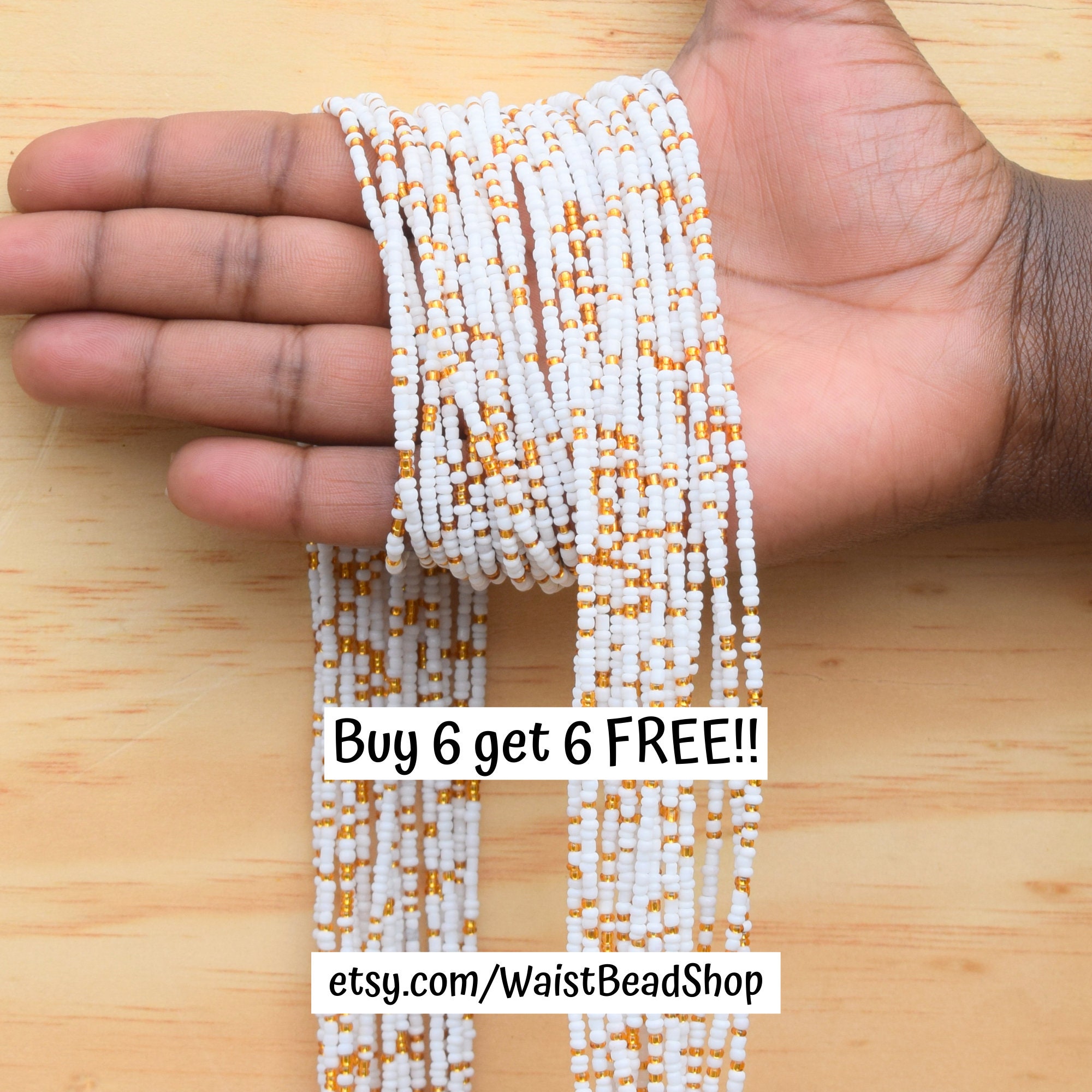 ON SALE White GOLD Belly Beads Stomach Beads African waist Etsy