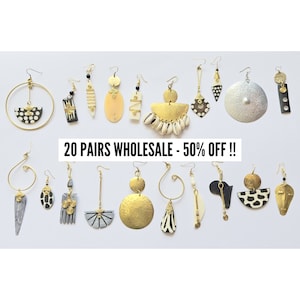 Boho Earrings SET, Ethnic Earrings, Wholesale Earrings Bulk, African Earrings, Bone Earrings, Handmade Earrings, Horn Earrings, Gift For Her