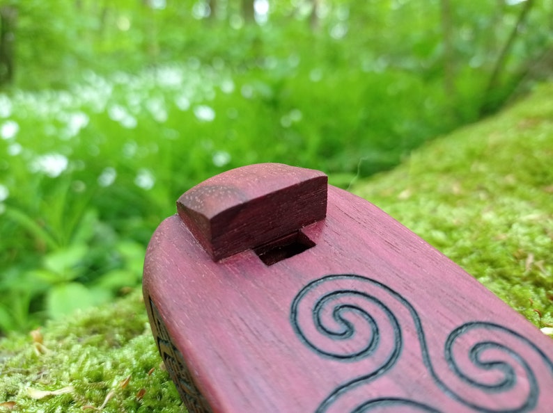 Wooden Ocarina, Wooden Flute, Sound Healing, Flute for Meditation, Energy Healing, Handmade Gift, Wicca, Witchcraft flute, Shamanic flute image 6