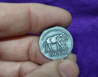 Roman coin Denarius "Potifex Maximus", Roman coin De Niro "Pontifex Maximus", handmade coin, metal casting, gift to a friend