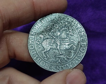 Thaler Coin Francis Maximilian 1662, Thaler Coin Francis Maximilian 1662, artisanal coin, handmade coin, coin collection, gift
