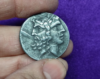 Athenian tetradrachm coin, Athenian tetradrachm coin, Greek coin, metal coin, handmade coin, gift to a friend