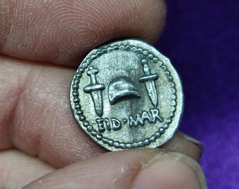 Coin of the assassination of Julius Caesar Ides of March, Coin of the assassination of Julius Caesar Ides of March, metal coins