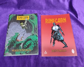 AR115 - Rune Cairn | Spanish Role-Playing Game | Rulebook + Bestiary | Modern RPG | Collector's Item | Gamer Gift
