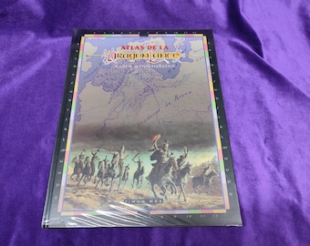AR116 - Atlas of the DragonLance | DragonLance Atlas RPG Spanish | AD&D Dungeons | Rare Collector's Item | Gamer Gift