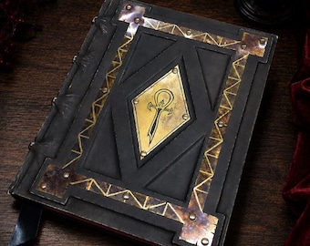 Vampire: The Dark Ages 20th Anniversary Leather Tome, Unique RPG Book, Medieval Bound Collector Edition, Handcrafted 1 of 1