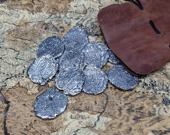 8 Reales Potosí Macuquina Coin, 8 Reales Potosí Macuquina Coin, handcrafted coin, handcrafted necklace