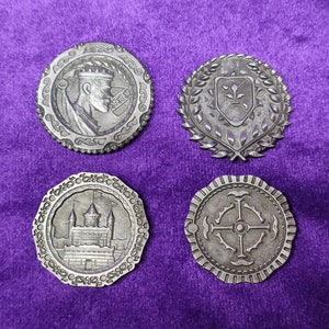Kingdom Coins, metal coins, craft coins, gift to a friend, collectible coins