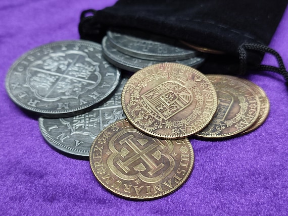 Set of 80 Metal Coins for Brass Birmingham or Brass Lancashire