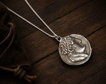 Judas Iscariot 925 Sterling Silver Coin Necklace – Handmade Pendant – Biblical Replica – Collector Gift