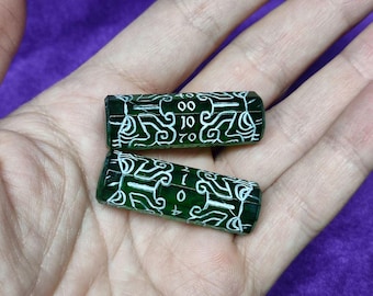 Cthulhu D100 Dice Set Handmade Resin | Percentile RPG Dice Set | Call of Cthulhu Tabletop Dice | Lovecraft RPG Says | Geek Gift