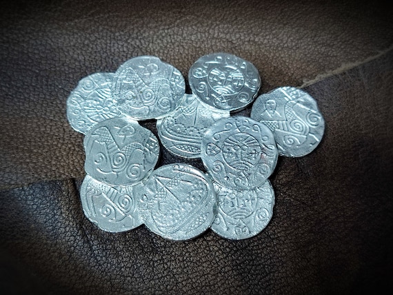 Viking Coins in 925 Sterling Silver | Norse Replica Coin | Handmade Viking Jewelry | Collectible Historical Gift