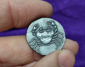 Greek Didrachma Sicily coin, Greek Didrachma coin Sicily, handmade coin, metal casting, gift to a friend