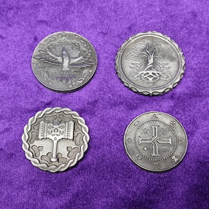 Wikingermünzen, Wikingermünzen, Metallmünzen, Metallmünzen, handgefertigte Münzen, Bastelmünzen, an einen Freund verschenken, Münzen sammeln