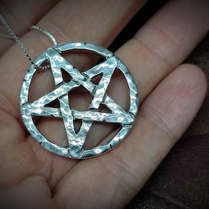 Pentagram necklace in 925 Sterling Silver, Pentagram necklace in 925 Sterling Silver, protection necklace in 925 Sterling Silver, give to a friend