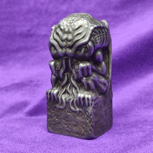 Metal statue of Cthulhu, metal statue of cthulhu, idol of cthulhu, the call of cthulhu, lovecraft, Cthulhu figurine