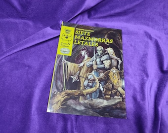 AR101 - Seven Deadly Dungeons | Role-Playing Game Book in Spanish | RPG Dungeon Adventure | Gift for Gamers