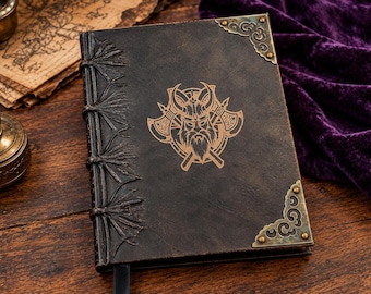 Warhammer Fantasy RPG Book | Medieval Leather Bound Collector Edition | Handmade Fantasy Tome | One of a Kind