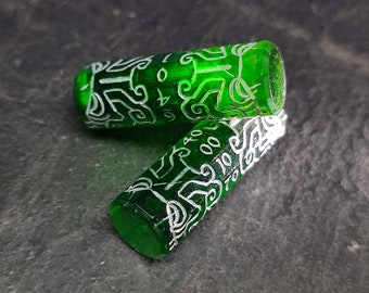 Emerald Cthulhu D100, dice with your own design inspired by Cthulhu, give to a friend