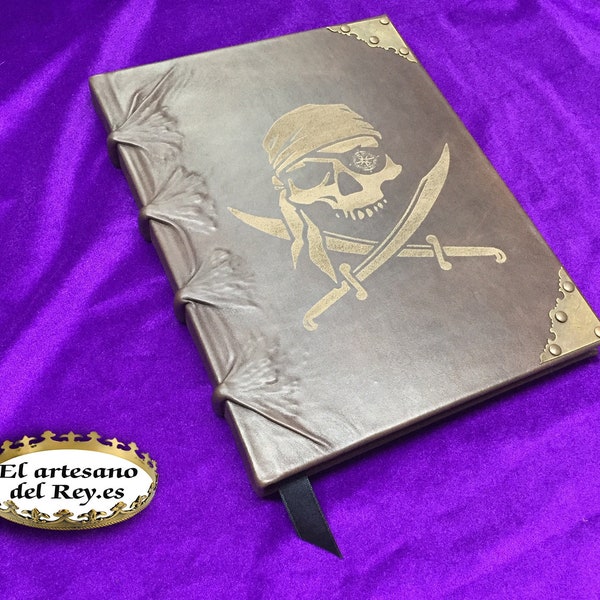 Rollenspiel 7. Altes Meer, Buch 7. Sea Erstausgabe, Die Abenteuer der Piraten, Buch geschickt gebunden, mittelalterlicher Einband