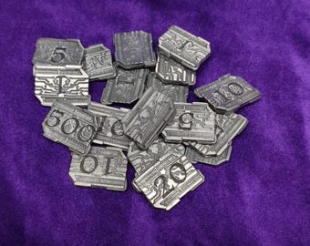 AR244 - Credits, currencies of the future, role-playing game, original gift for friends and collectors