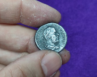 Roman coin, coin of the Roman empire, Roman coin, coin of the Roman Empire, artisan coin, craft coin, metal casting