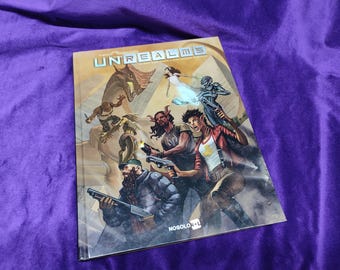 AR109 – Unrealms | Spanish Role-Playing Game | Flawless Modern RPG 10/10 | Role-Playing Book | Geeky Gift / Role Playing Game