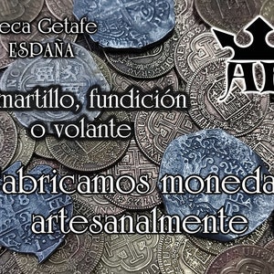 Spanish coin 4 escudos golden, Spanish coin 4 escudos golden, handmade coin, metal casting, gift to a friend image 6