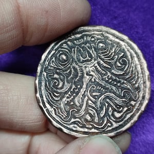 Copper Necronomicons, Great Old Ones Necronomicons, Lovecraft, Cthulhu coins, Tomás Hijo, Víctor Marín
