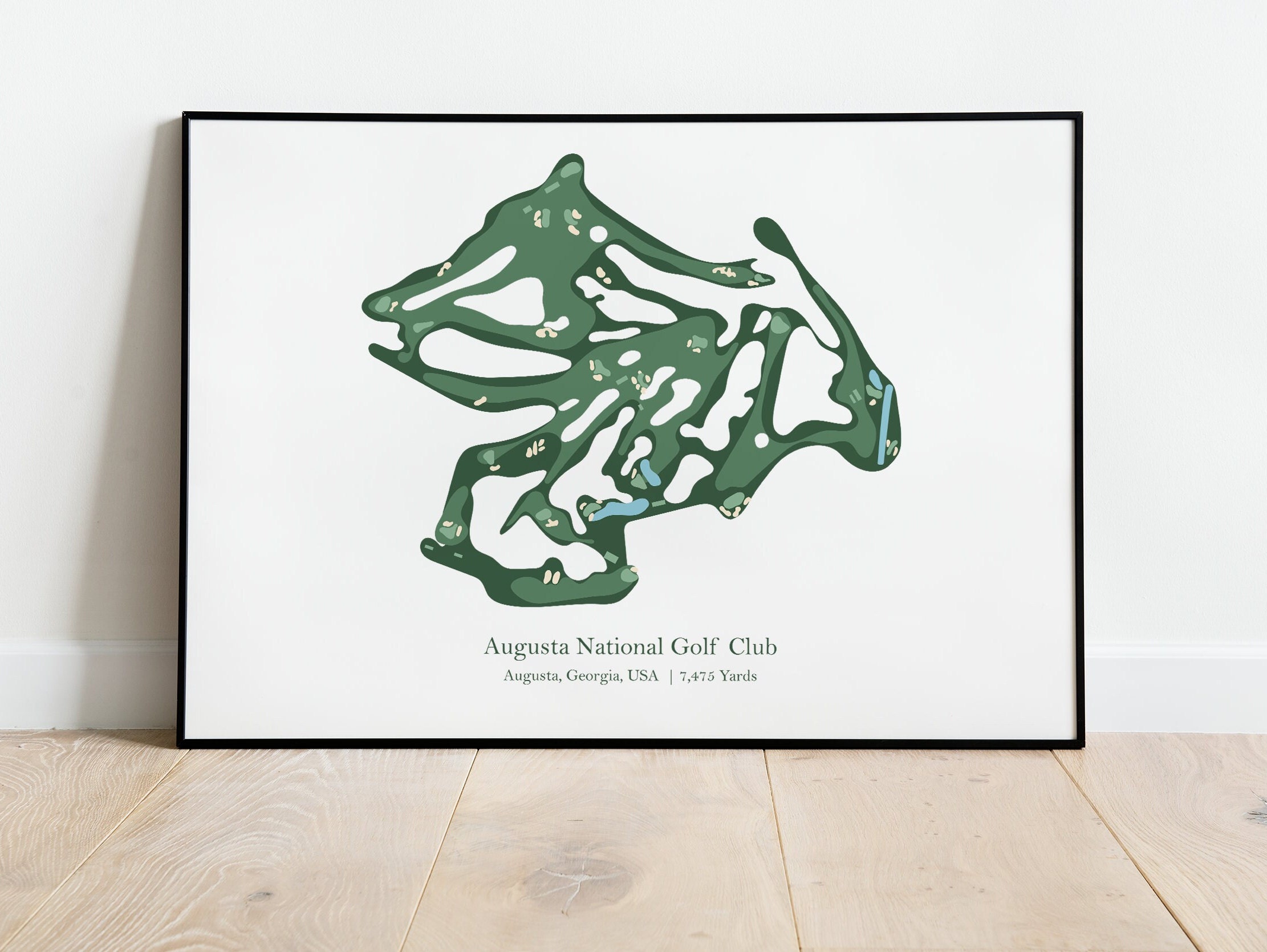 Gift Idea Golf Wall Art Gift for Him Augusta National Golf Club Golf