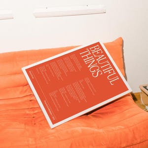 Housewarming Gift Idea Song Poster Favourite Lyrics Wall Art For Living Room Trendy Custom Song Lyric Poster Artist Poster Gift Idea Music