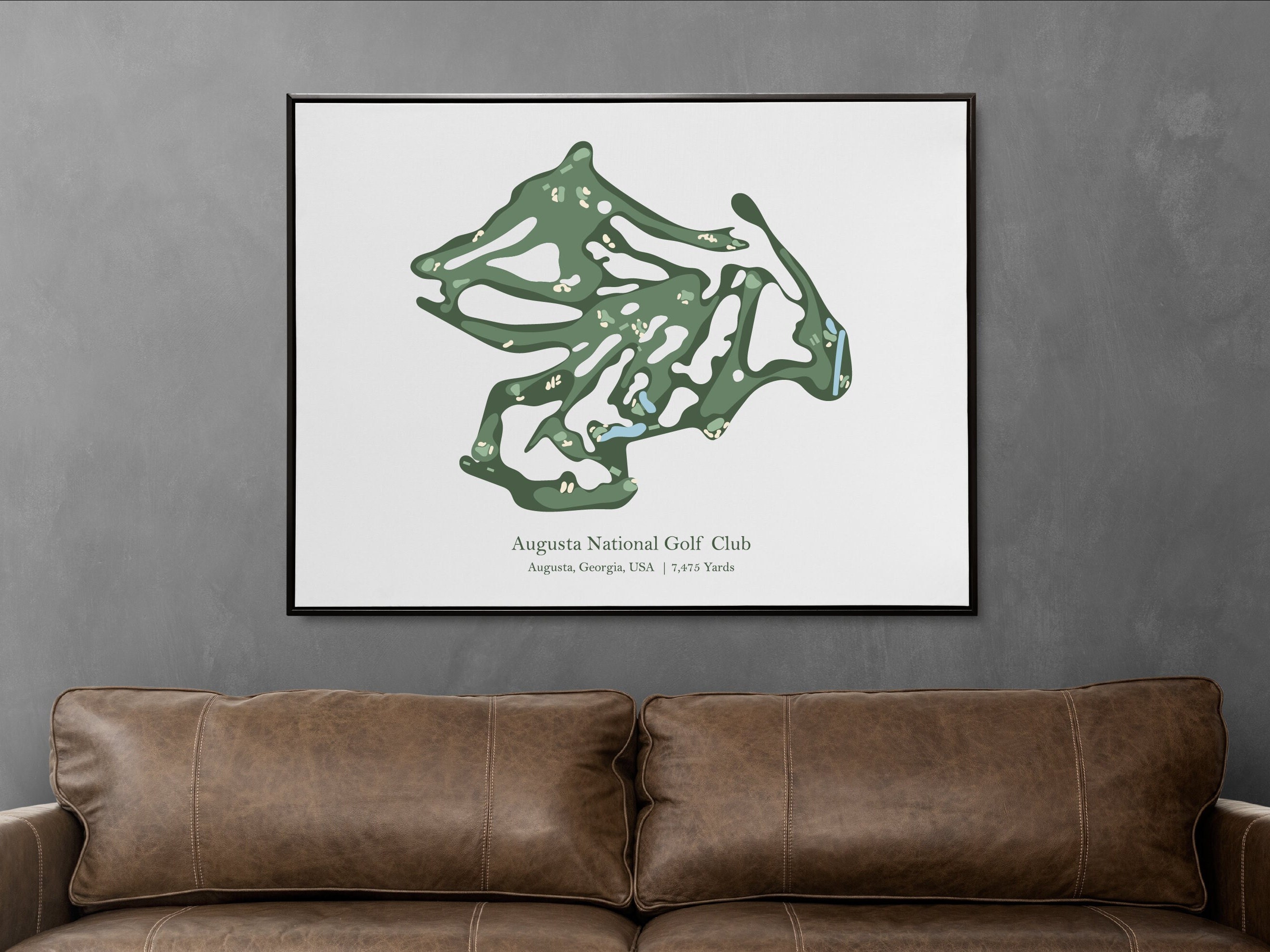 Gift Idea Golf Wall Art Gift for Him Augusta National Golf Club Golf