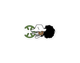 Adesivo per cappello di paglia One Piece di Usopp God